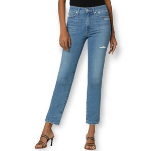 Joe's Jeans Rosalia Boyfriend High Rise Jeans Ankle Light Distressing 29 (8)
